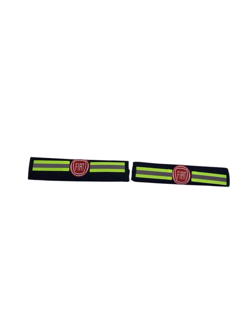 Phosphorescent seat belt decoration car logo on belt decoration - Image 2