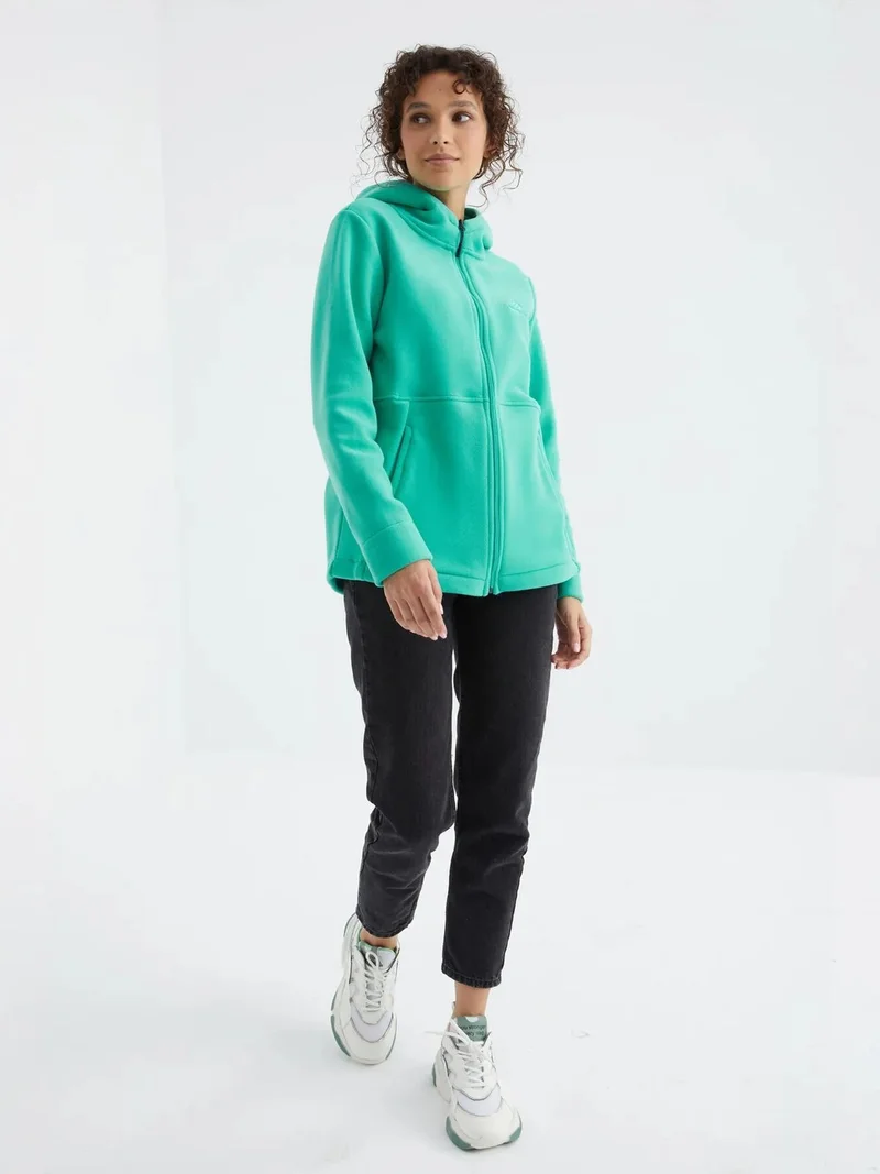 TOMMYLIFE TOMMY Women's Hooded Zip Sweatshirt