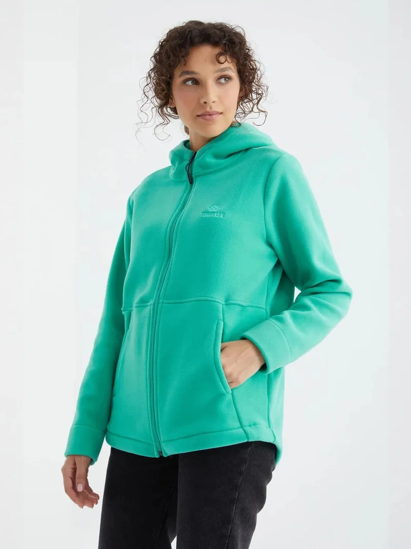 TOMMYLIFE TOMMY Women's Hooded Zip Sweatshirt
