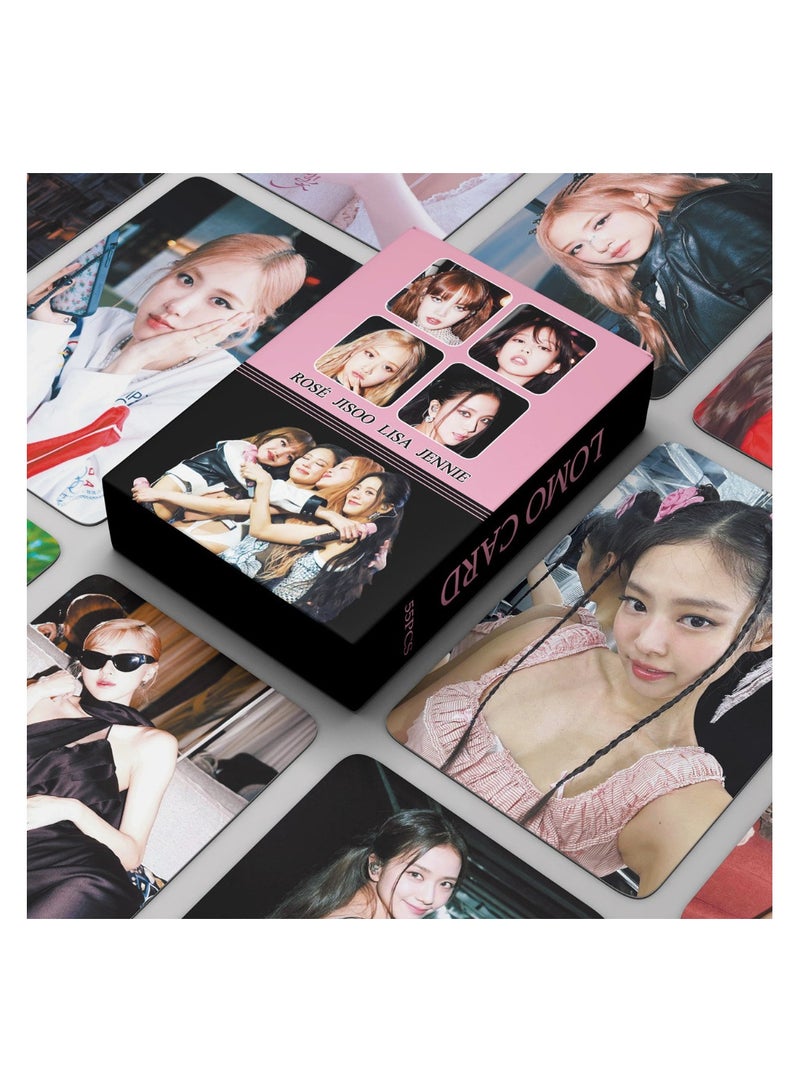 NIBEMINENT 55 Pcs Kpop BLACKPINK World Tour2 Lomo Cards Card For Fans Collection Gifts - Image 1