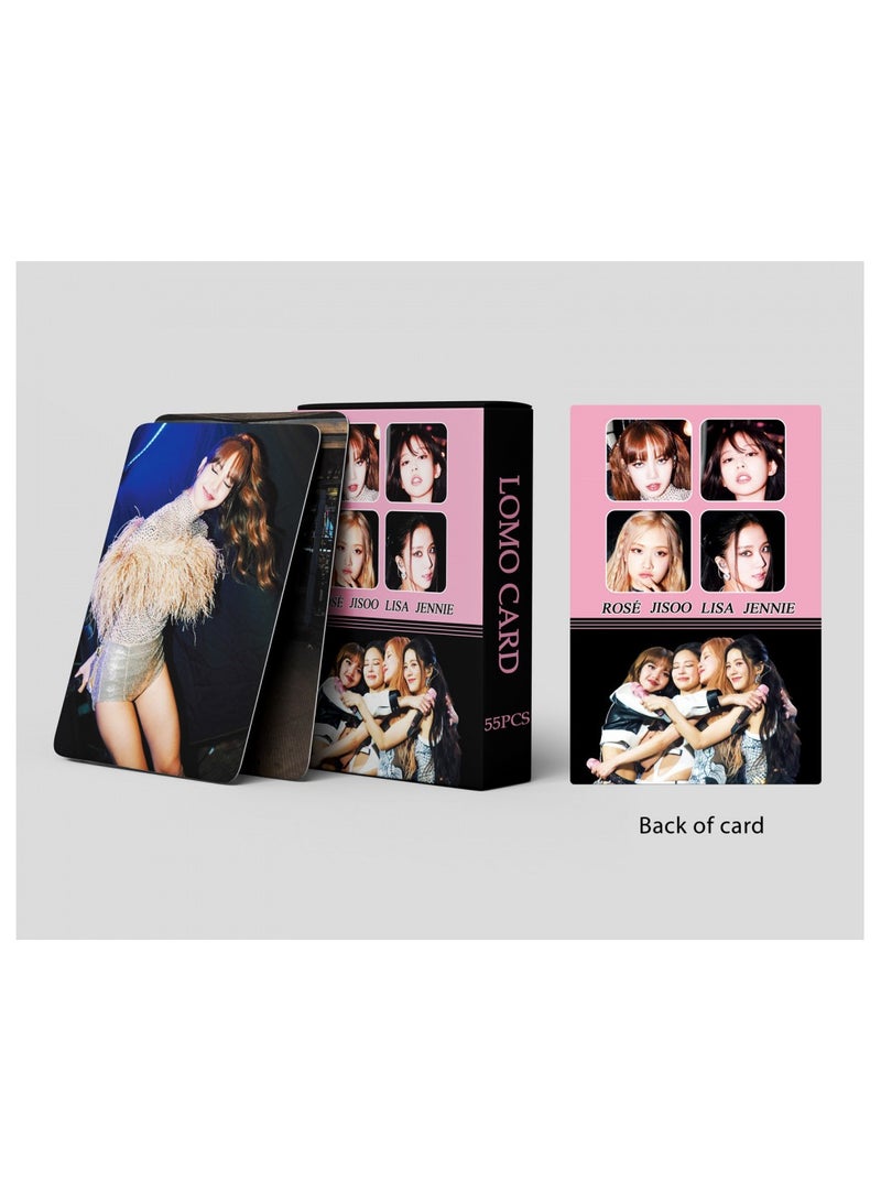 NIBEMINENT 55 Pcs Kpop BLACKPINK World Tour2 Lomo Cards Card For Fans Collection Gifts - Image 3