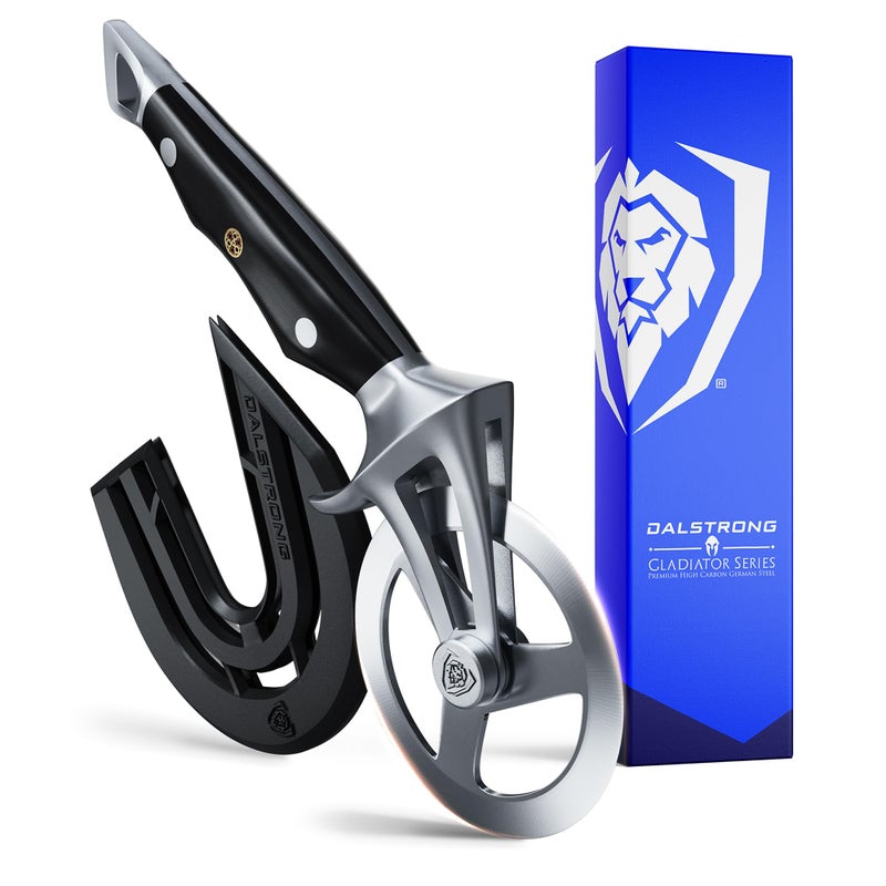 Dalstrong Pizza Wheel Cutter - The Orbit Razor Unique Pizza Wheel & Cutter -High-Carbon Heavy-Duty Stainless Steel - G10 Handle - Razor Sharp - Thumb Guard Protection & Blade Cover - Image 1