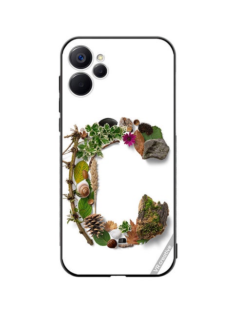 Protective Case Cover For Realme 9i 5G Alphabet C Design Multicolour