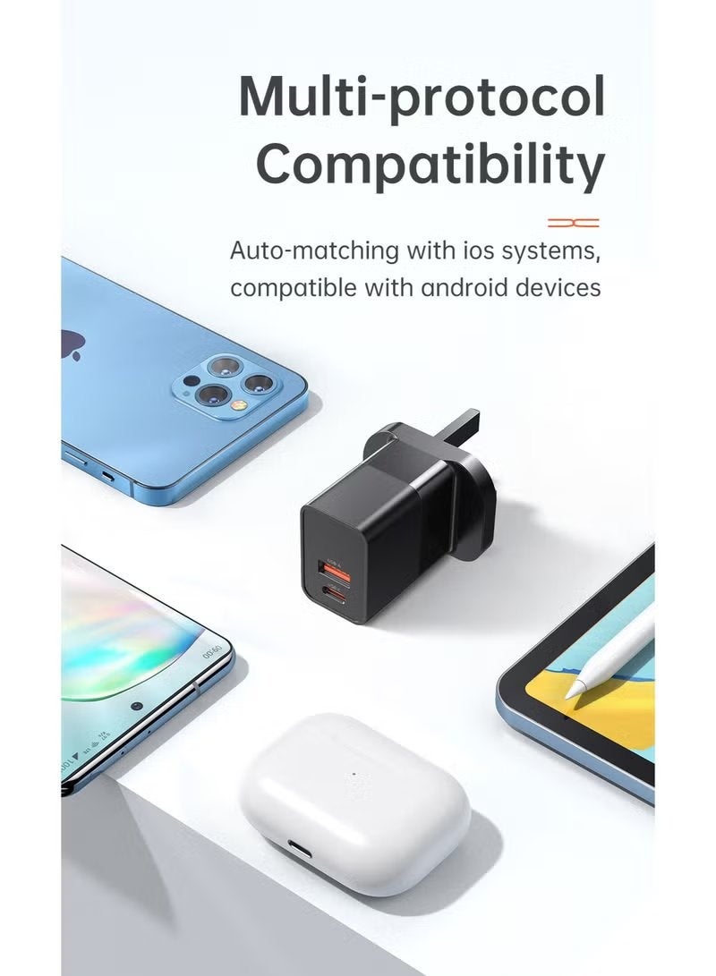 Mcdodo 20W Fast Charger Adapter USB-C PD Wall Charger, Compact Lightweight Design, Quick Charging Power Adapter, Multi Protection Safety, Travel Friendly Portable Charging Plug - Image 1