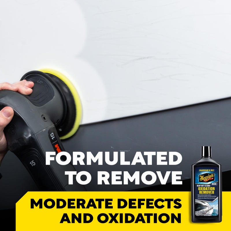 Meguiar's M4916 Marine/RV Heavy Duty Oxidation Remover, Oxidation, Water Spot, Stain, and Boat Scratch Remover for Vehicles with Gel Coat and Fiberglass Surfaces, 16 Oz - Packaging may vary - Image 2