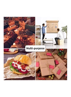 SYOSI Kraft Paper Roll Brown Packing 0.3m x 30M Ideal for Arts Crafts Gifts Postal Shipping Wrapping Floor Covering Table Runners  - Image 5