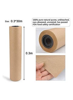 SYOSI Kraft Paper Roll Brown Packing 0.3m x 30M Ideal for Arts Crafts Gifts Postal Shipping Wrapping Floor Covering Table Runners  - Image 3