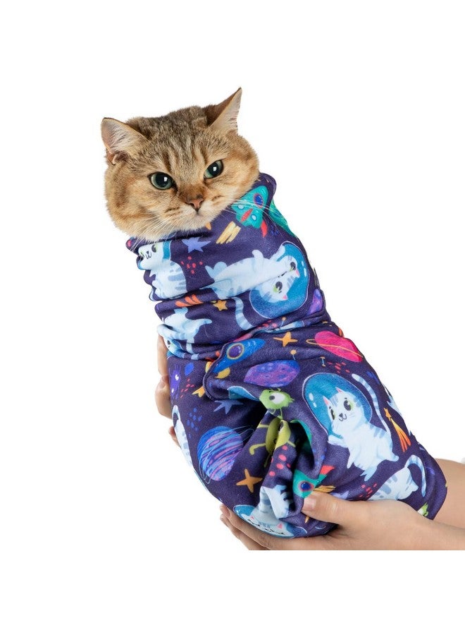 Paw Legend Paw Legend 27.6" Cat Wrap for Grooming Cat Wrap for Cutting Nails Cat Restraint for Nail Clipping Self Adhesive Blanket Restraint Cloth for Cats Within 15lbs  - Image 1