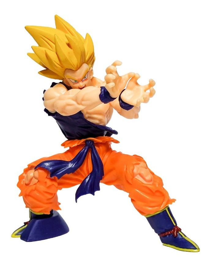 Dragon Ball - شخصية دراغون بول جوكو، شخصية سوبر سايان شوك ويف جوكو، نموذج تذكاري للذكرى العشرين، زينة نموذج الرسوم المتحركة، تمثال نموذج قابل للجمع للغاية، لعبة شخصية أنيمي 15.5 سم - Image 1