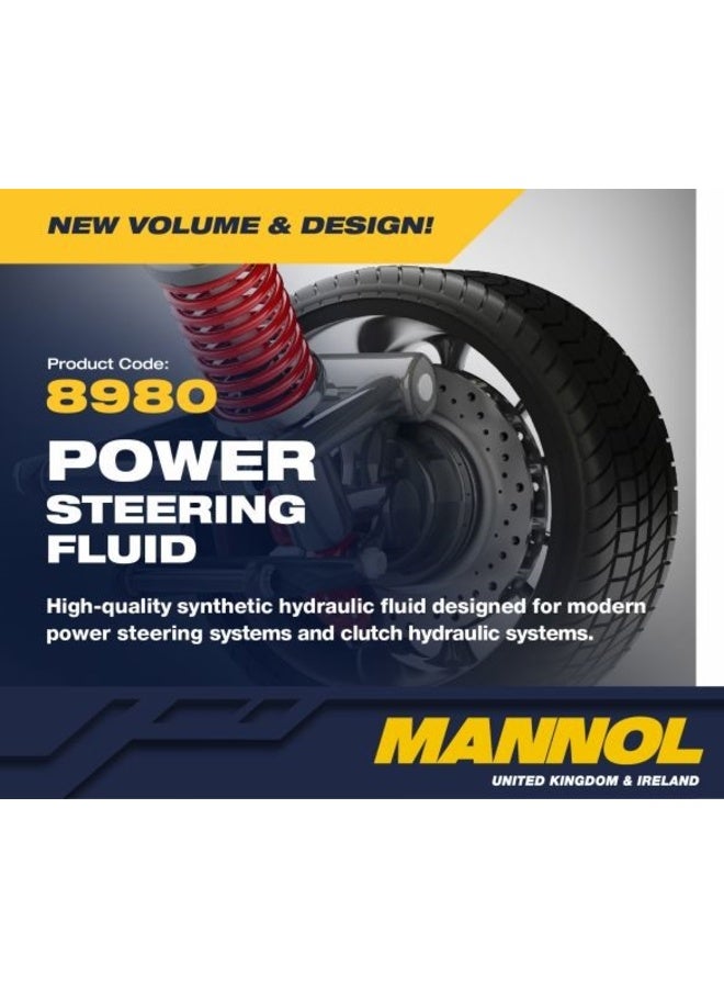 MANNOL 8980 POWER STEERING FLUID/Hydraulic fluid for cars (1L) - Image 2