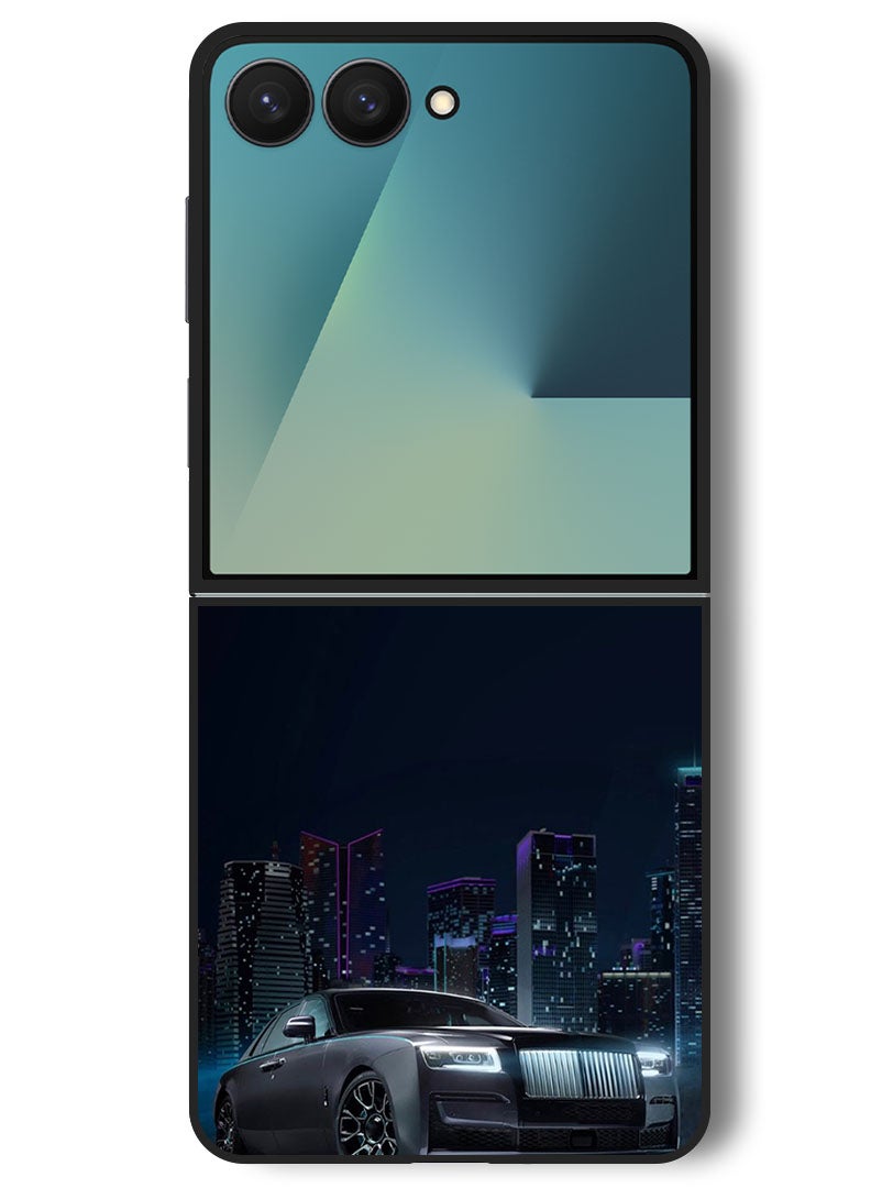 Theodor حافظة متوافقة مع سامسونج جالاكسي زد فليب 7 - 6.9 بوصة حماية مضادة للصدمات غطاء بامبر للسيارة (5) - Image 1