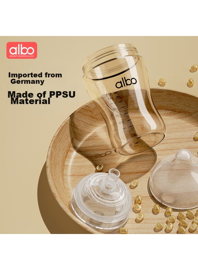 Albo Straw Bottle For Babies 1-6 Years Old, Ppsu Baby Water Cup With Handle, Training Cup, Bz350 - Image 2