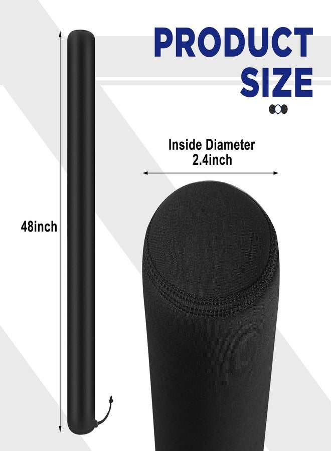 DECOHS 48 Inch Boat Trailer Guide Pole Cover- Neoprene Boat Trailer Guide Protective Cover- Heavy Duty Marine Trailer Guide Poles Cover for Jet Ski Boat Sailboat Trailer (Set of Two) - Image 2