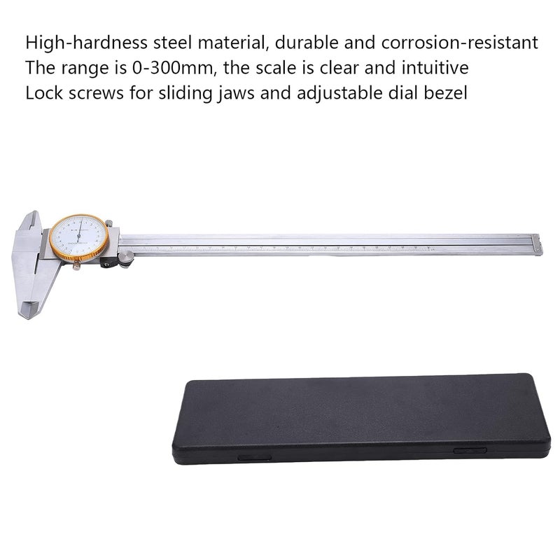 Steel Vernier Caliper 0 300mm Clear Dial 0 02mm Accuracy for Metal Wood Automotive - Image 5