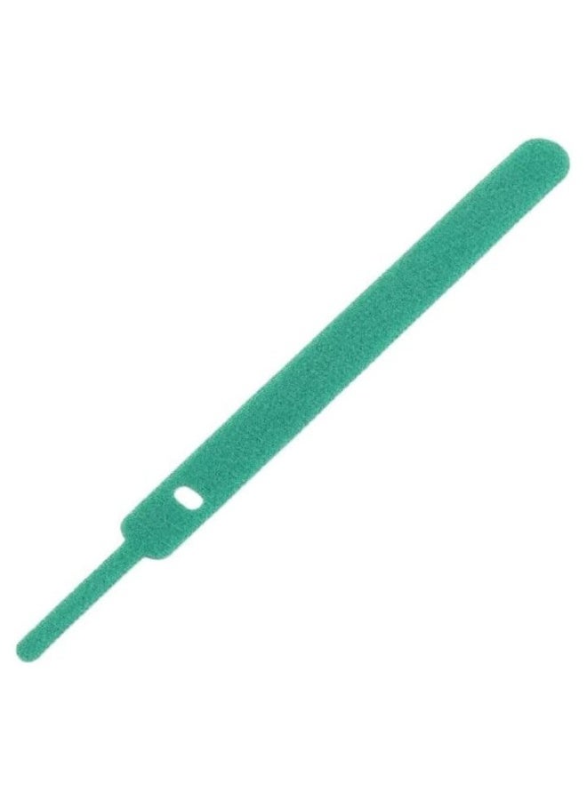 JZS Reusable Cable Ties,100PCS Adjustable Cord Straps, Cable Organizer, Cord Wrap and Hook Loop Cords Management,110mm,Green