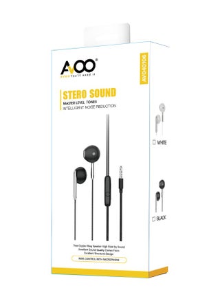 Classic headphones with a 3.5mm AUX port, equipped with volume control buttons and a built-in microphone. - pzsku/Z41EBE583BA1239CBCAF1Z/45/_/1733850751/9e1b365b-84bb-428f-8531-c727e68fe972