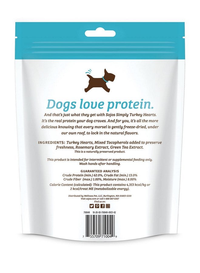 سوجوز حلوى الكلاب المجففة بالتجميد من SOJOS Simply Turkey، 4 أونصة - Image 1