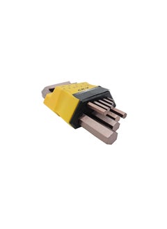 S-ZONE SZONE Hex Allen Keys Set Of Metric Size 15 To 10 Brown 9Pieces  - Image 5