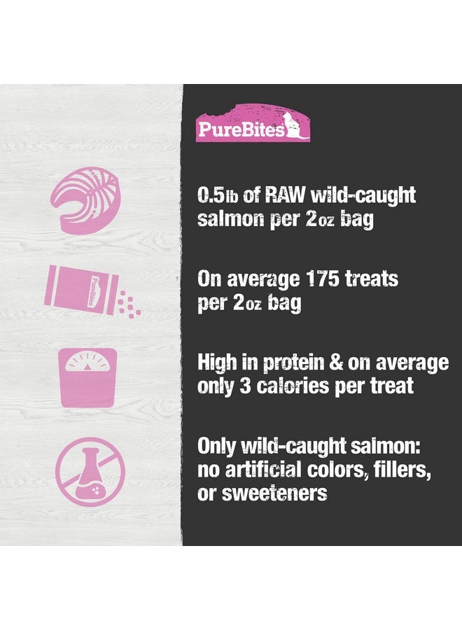 PureBites Freeze Dried Salmon Cat Treats 57g | 1 Ingredient | Made in USA (Packaging May Vary) - Image 5
