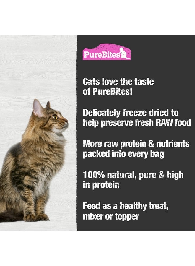 PureBites Freeze Dried Salmon Cat Treats 57g | 1 Ingredient | Made in USA (Packaging May Vary) - Image 4