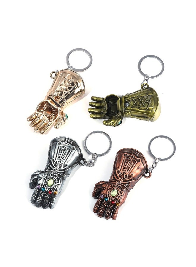 NIBEMINENT 1 Pcs Marvel Avengers Thanos Gauntlet Bottle Opener Keychain, Metal Opener Keychain Bronze  - Image 5