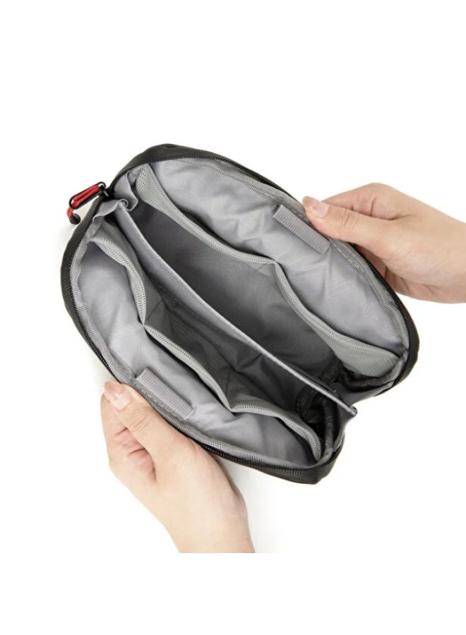 دبليو اي دبليو يو حقيبة تنظيم اكسسوارات WiWU Warriors Tech Pouch X باللون الأسود - Image 4