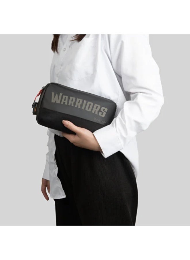 دبليو اي دبليو يو حقيبة تنظيم اكسسوارات WiWU Warriors Tech Pouch X باللون الأسود - Image 1