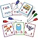 RUSON 100 Short Vowel Spelling Flashcards Handwriting Cards Learn to Write CVC Sight Words CVC Words Games for Kindergarten Learning Activities Montessori Educational Toy Gift for Kids 3 4 5 6 Years Old - Image 2