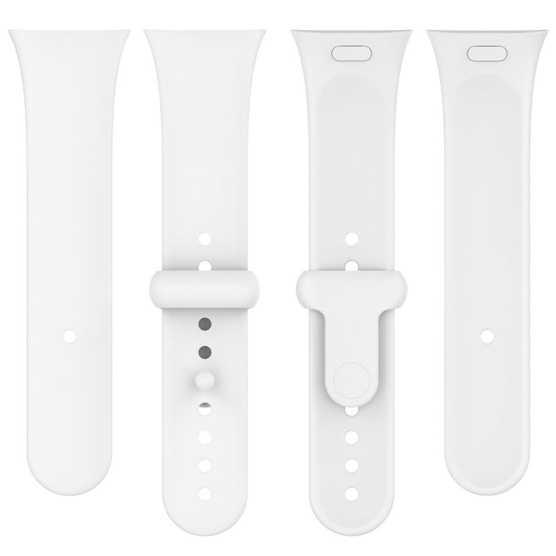 erorex For Redmi Watch 3 Nail Button Silicone Watch Band(White) - Image 3