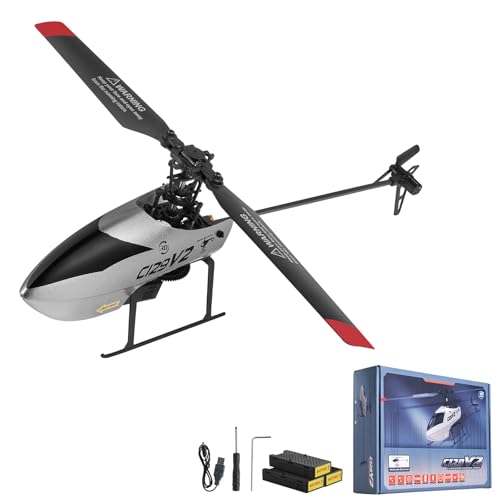 VEVOR طائرة هليكوبتر RC من VEVOR بتردد 24GHz مع مروحة واحدة للتحكم عن بُعد مع جيروسكوب طائرة RC بأربعة قنوات للمبتدئين مع وقت طيران 39 دقيقة وإقلاع وهبوط بضغطة واحدة ألعاب للأطفال من سن 8 سنوات وما فوق - Image 1