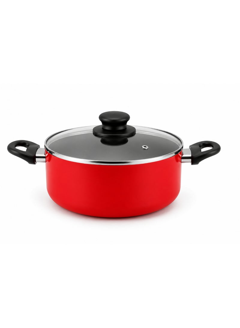 Home auraa Basix Saucepan Set W/Lid 18 Cm + Frypan 24 Cm - Image 1