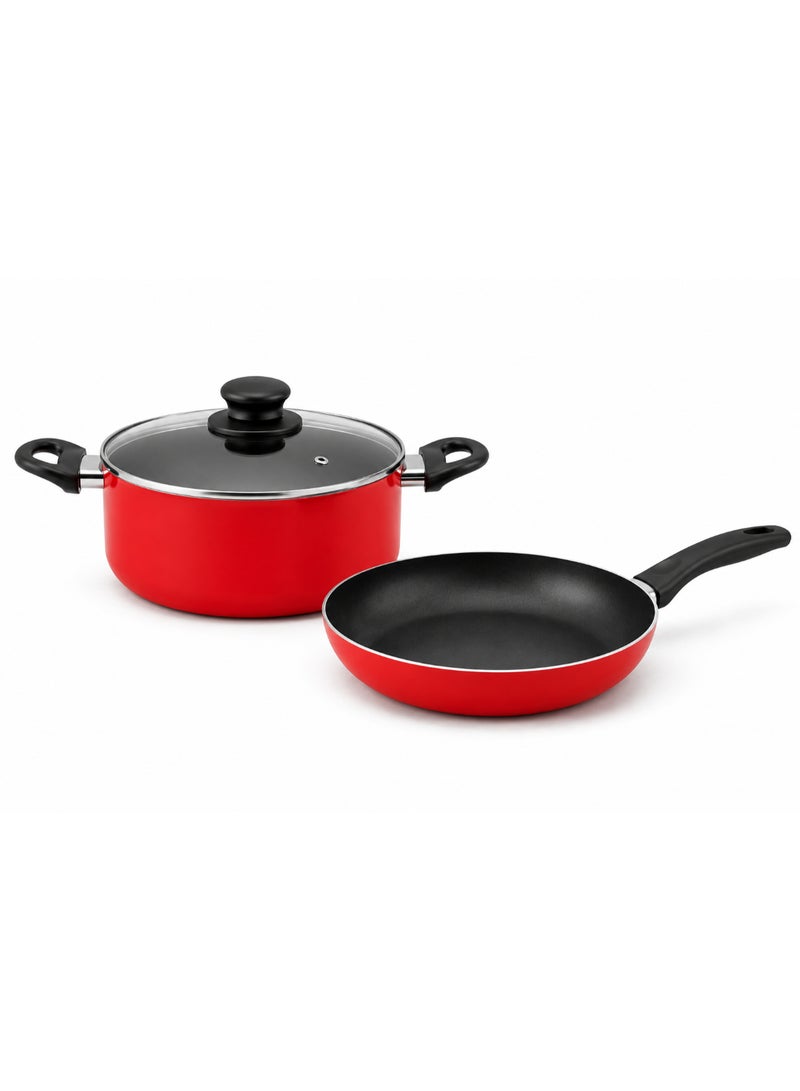 Home auraa Basix Saucepan Set W/Lid 18 Cm + Frypan 24 Cm - Image 3