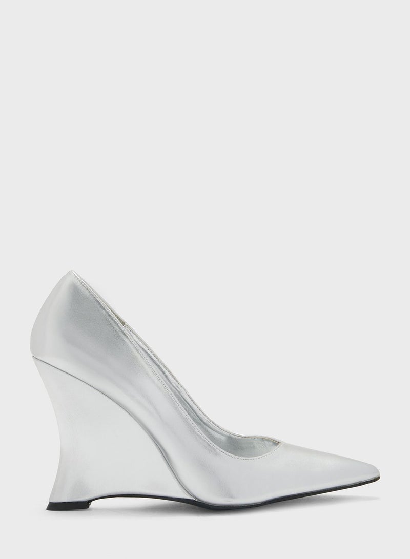 PUBLIC DESIRE Bettywedge Shoes - Image 1