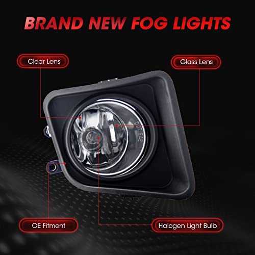 WEZEMLIGHT Fog Light Assembly For 2014-2019 Toyota Tundra With H11 12V 55W Halogen Bulbs, Switch and Wiring Kit - Image 3