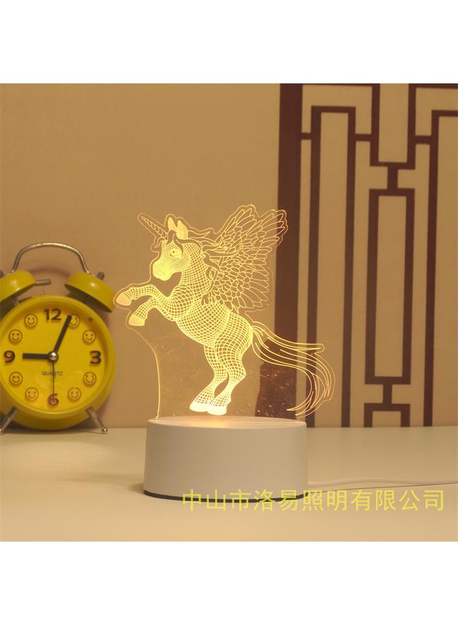 Bluejw Creative 3d Nightlight Acrylic Atmosphere Gift Bedside Atmosphere Lamp Activity Gift DIY Table Lamp - Image 1