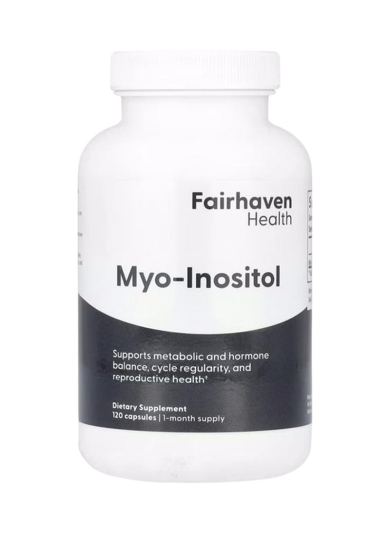 fairhaven health Myo-Inositol For Women and Men 120 Capsules  - Image 3