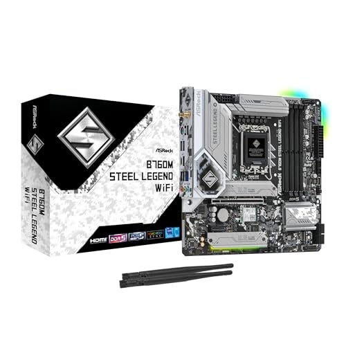 ASRock B760M Steel Legend WiFi Motherboard - Image 1