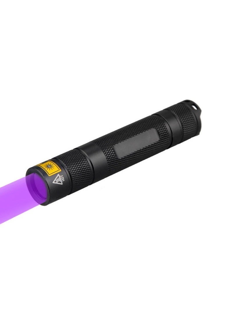 UV Torch, UV 365nm Blacklight Flashlightm, Black Lights for Pet Urine Detector Resin Curing (UV flashlight + charger + 18650 battery) - Image 1