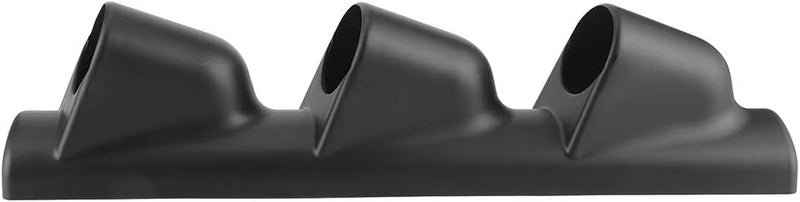 52mm 2 Inch 3 Hole Triple Gauge Mount Holder for Car Dash, ABS Material, Black - Durable Design, Easy Installation, Left Hand Drive Vehicle Fit - Image 1
