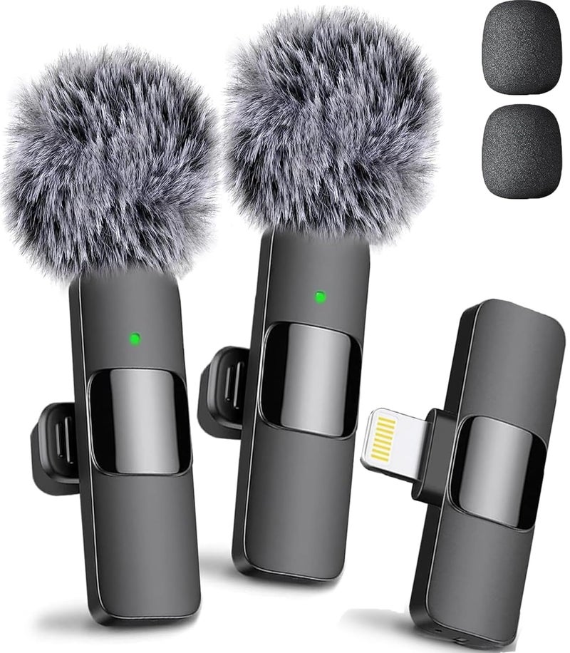 Mini Mic Pro (Latest Model - Wireless Microphone for iPhone, iPad, Android, Lavalier Microphone for Video Recording - iPhone Mic Crystal Clear Recording with USB-C for Podcast (iPhone 14 & Below) - Image 1