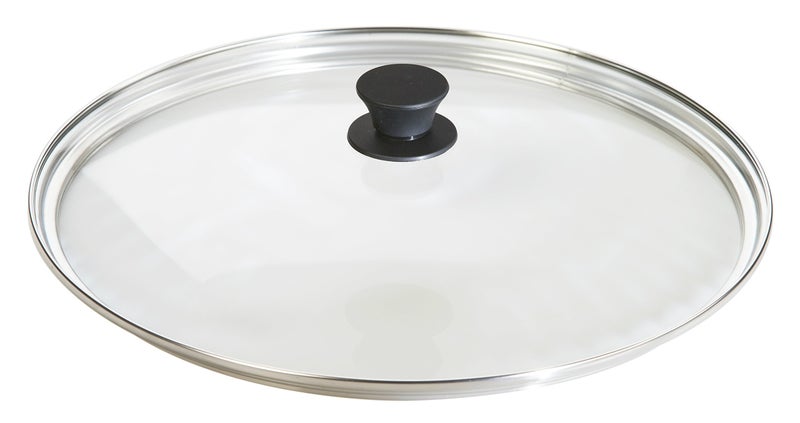 Lodge Round Tempered Glass Lid - Versatile Glass Lid for 15 Inch Skillets, Pans, and Dutch Ovens - Dishwasher Safe and Oven Safe up to 400Â° - 15 Inch - Image 1