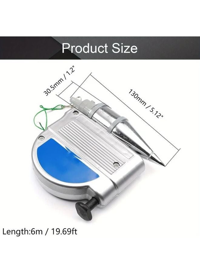 Silvery Magnetic Plumb Bob Setter Professional Leveling Test Device Measurement Tool - Image 4