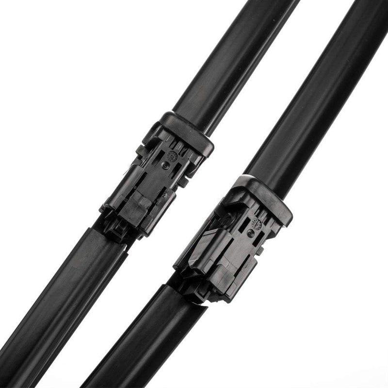 Windshield Wiper Blades, Compatible with Fiat Bravo S590, 24/16 Inches, Natural Rubber, Set of 2