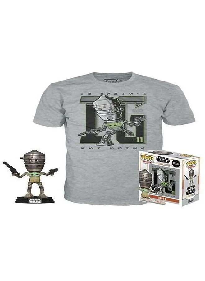 Funko Pop & Tee! Star Wars: The Mandalorian: Child In Satchel (XL) Collectable Vinyl Figure, 51769, 3.75 Inch