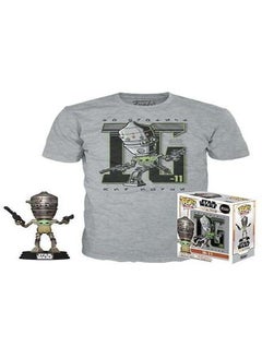 Funko Pop & Tee! Star Wars: The Mandalorian: Child In Satchel (XL) Collectable Vinyl Figure, 51769, 3.75 Inch  - Image 1