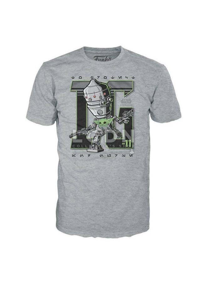 Funko Pop & Tee! Star Wars: The Mandalorian: Child In Satchel (XL) Collectable Vinyl Figure, 51769, 3.75 Inch  - Image 4