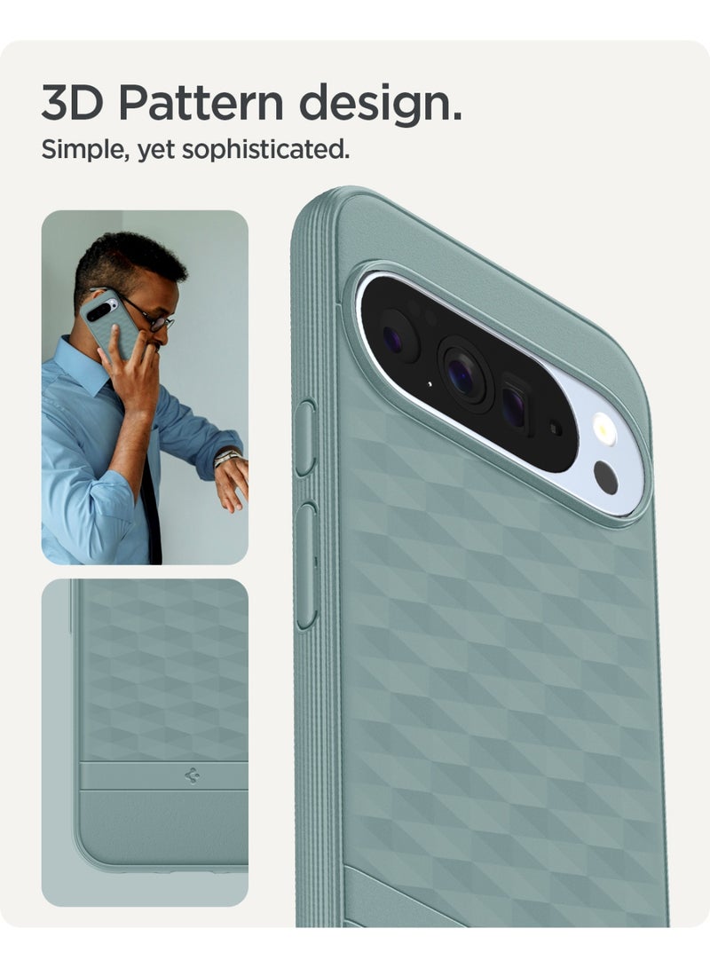 Spigen غطاء ماغ فيت بارالاكس لجوجل بيكسل 10 برو XL متوافق مع ماغ سيف - أخضر مريمي - Image 4