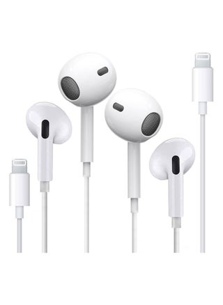 iPhone Wired Lightning Earbuds Earphones Headphones, Stereo Noise Canceling Isolating in Ear Headset with Built-in Microphone&Volume Control Compatible with iPhone 12 11 Pro Max Mini X 8 7 - pzsku/Z41ECF2DD1947FAC5AC31Z/45/_/1688304429/09fb4525-f8f9-4c63-a59c-60ebe98631b9
