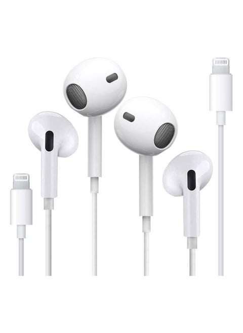 iPhone Wired Lightning Earbuds Earphones Headphones, Stereo Noise Canceling Isolating in Ear Headset with Built-in Microphone&Volume Control Compatible with iPhone 12 11 Pro Max Mini X 8 7