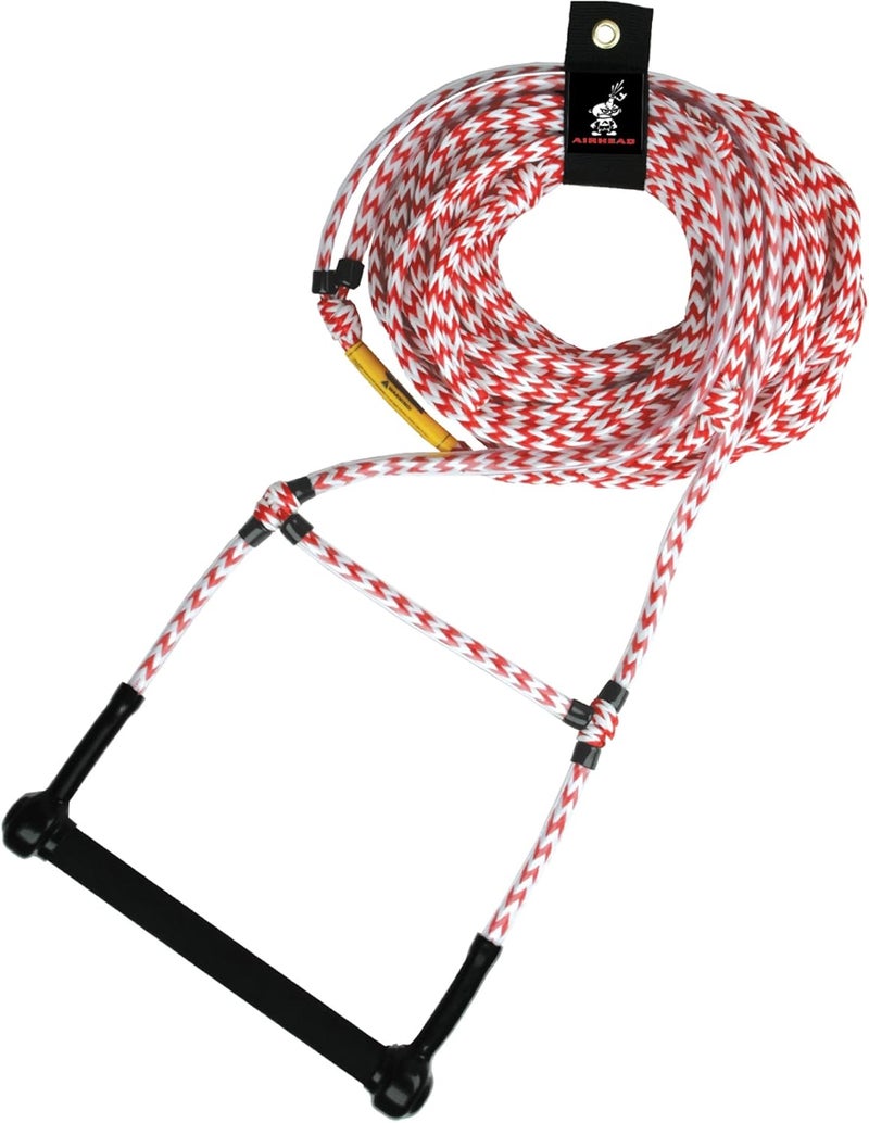 AIRHEAD Deep V Ski Rope with 12" Floating Handle - 75 ft Length - Image 1